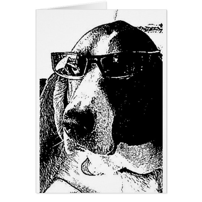 REally cool basset hound (Voorkant)