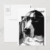 REally cool basset hound Briefkaart (Voorkant / Achterkant)