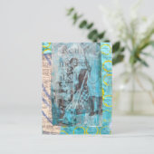 Really Mother a Vacuum Cleaning Collage Briefkaart (Staand voorkant)