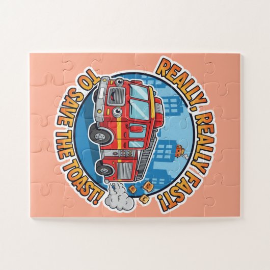 Really, Really Fast! To Save The Toast! - Funny Legpuzzel (Horizontaal)