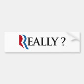 REALLY ROMNEY -.png Bumpersticker (Voorkant)