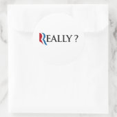 REALLY ROMNEY -.png Ronde Sticker (Tas)