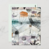Realm of Air Paul Klee Abstract Expressionist Briefkaart (Voorkant / Achterkant)