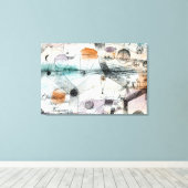 Realm of Air Paul Klee Abstract Expressionist Canvas Afdruk (Insitu (Houten vloer))