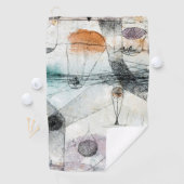 Realm of Air Paul Klee Abstract Expressionist Golfhanddoek (Insitu)
