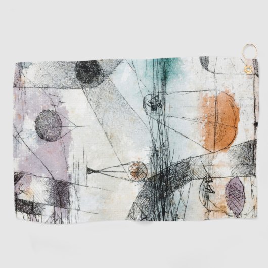 Realm of Air Paul Klee Abstract Expressionist Golfhanddoek (Horizontaal)