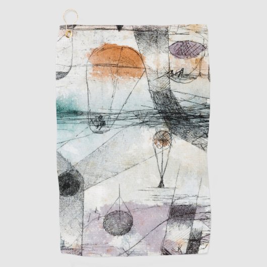 Realm of Air Paul Klee Abstract Expressionist Golfhanddoek (Voorkant)