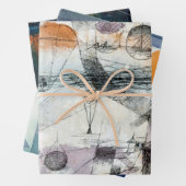 Realm of Air Paul Klee Abstract Expressionist Inpakpapier Vel (In situ)