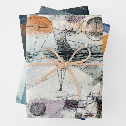 Realm of Air Paul Klee Abstract Expressionist Inpakpapier Vel (In situ)