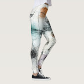 Realm of Air Paul Klee Abstract Expressionist Leggings (Rechts)