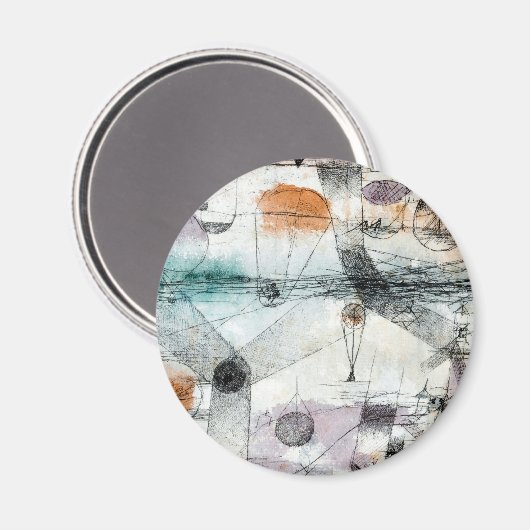 Realm of Air Paul Klee Abstract Expressionist Magneet (Voorkant / Achterkant)