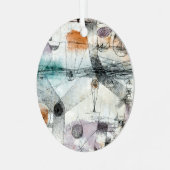 Realm of Air Paul Klee Abstract Expressionist Metalen Ornament (Voorkant links)