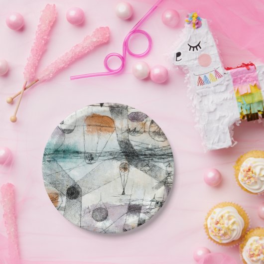 Realm of Air Paul Klee Abstract Expressionist Papieren Bordje (Feest)