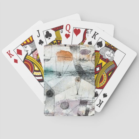 Realm of Air Paul Klee Abstract Expressionist Pokerkaarten (Achterkant)