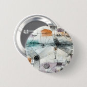 Realm of Air Paul Klee Abstract Expressionist Ronde Button 5,7 Cm (Voorkant /achterkant)