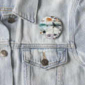 Realm of Air Paul Klee Abstract Expressionist Ronde Button 5,7 Cm (In situ)