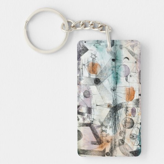 Realm of Air Paul Klee Abstract Expressionist Sleutelhanger (Voorkant)
