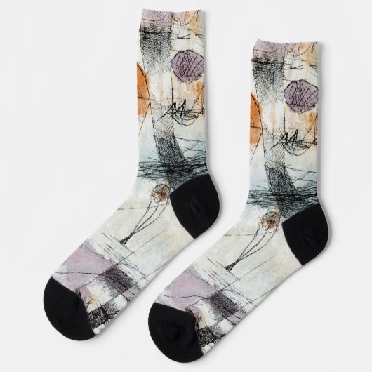 Realm of Air Paul Klee Abstract Expressionist Sokken (Links)