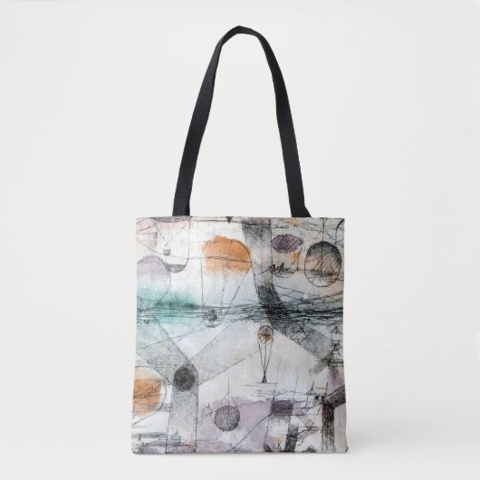 Realm of Air Paul Klee Abstract Expressionist Tote Bag (Voorkant)
