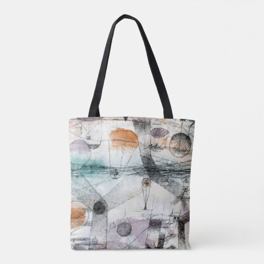 Realm of Air Paul Klee Abstract Expressionist Tote Bag (Achterkant)
