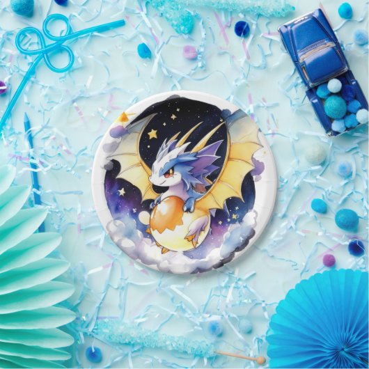 Realm of Dragons: Baby shower Papieren Bordje (Feest)