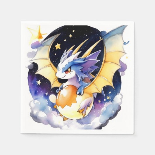 Realm of Dragons: Baby shower Servet (Voorkant)