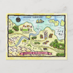 Realm of Good Cheer Map Briefkaart