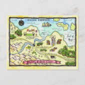 Realm of Good Cheer Map Briefkaart (Voorkant)