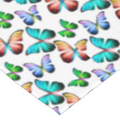 Realm of Morpho Blue Exotic Butterflies Pattern Tafelkleed (Gekanteld)