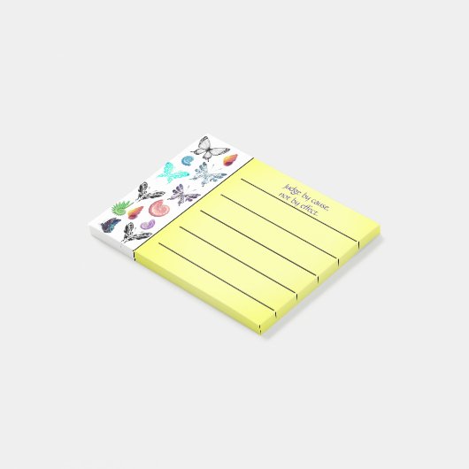 Realm of Sea Shells and Butterflies Post-it® Notes (Schuin)