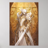 Realm Walkers: Bewaker van de Lichte fantasiekunst Poster (Voorkant)