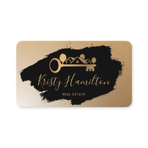 realmakelaar in onroerend goed voeg foto-QR-code t