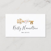 realmakelaardiensleutel voor onroerend goed voeg f visitekaartje (Voorkant)