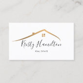 realmakelaardiensleutel voor onroerend goed voeg f visitekaartje (Voorkant)