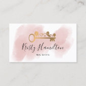 realmakelaardiensleutel voor onroerend goed voeg f visitekaartje (Voorkant)