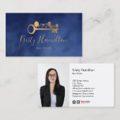 realmakelaardiensleutel voor onroerend goed voeg f visitekaartje (Voorkant / Achterkant)