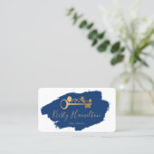 realmakelaartoets voor onroerend goed visitekaartje (Staand voorkant)