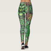 Realme van het Groene Man Leggings (Achterkant)