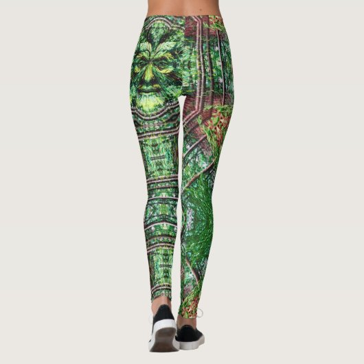 Realme van het Groene Man Leggings (Achterkant)