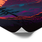 Realms Beyond : Mystical Forest Sunset Poster (Hoek)