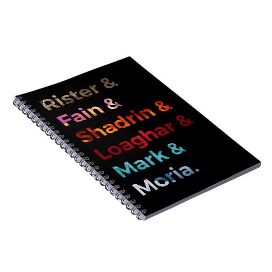 Realms Cast multomap Notitieboek (Rechterzijde)