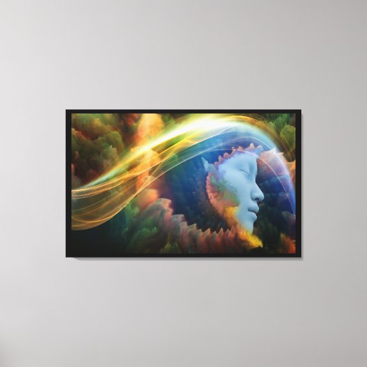 Realms of Dreams Codes van Kleur Canvas Muur Kunst Afdruk (Voorkant)