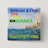 RealNegril pin Vierkante Button 5,1 Cm (Voorkant)