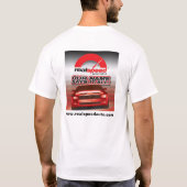 Realspeed automobielindustrie t-shirt (Achterkant)