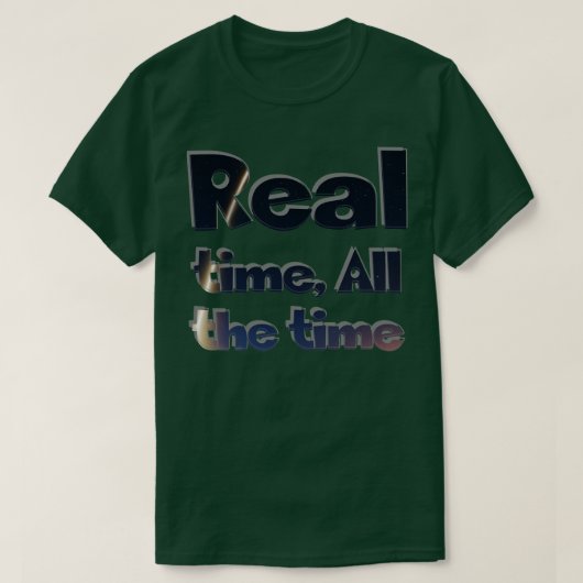 Realtime Altijd 1 T-shirt (Design voorkant)