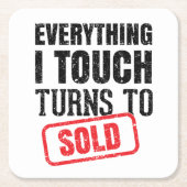 Realtor Agent Kartonnen Onderzetters (Voorkant)