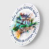 Realtor Agent Real Estate Agency en Business Name Grote Klok (Hoek)