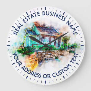 Realtor Agent Real Estate Agency en Business Name Grote Klok