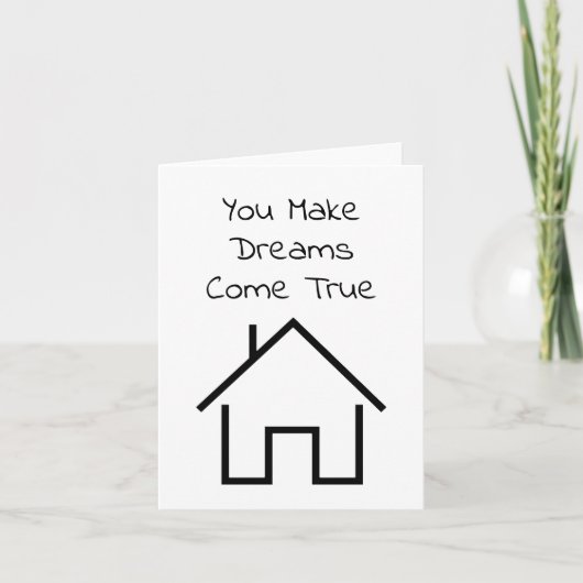 Realtor bedankt creditcard (Voorkant)