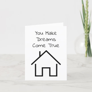 Realtor bedankt creditcard